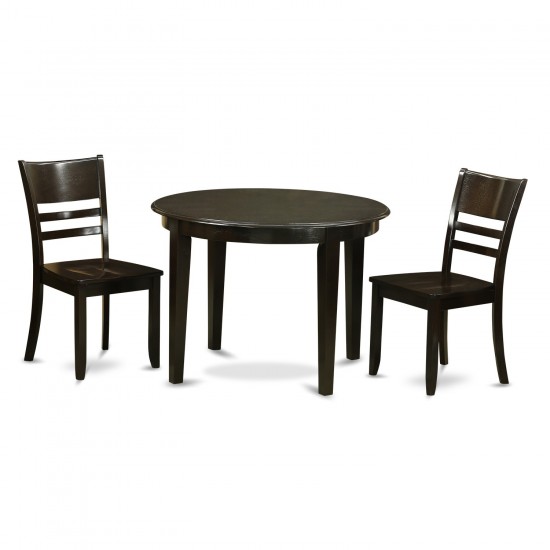 3 Pc Kitchen Table Set-Kitchen Table And 2 Kitchen Chairs